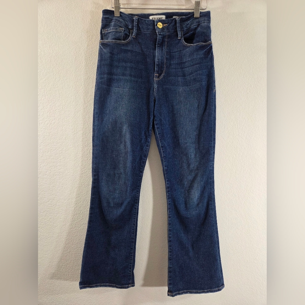 FRAME Denim Le Crop Mini Boot Bagmont Classic Cropped Bootcut Flare Stretch Jean